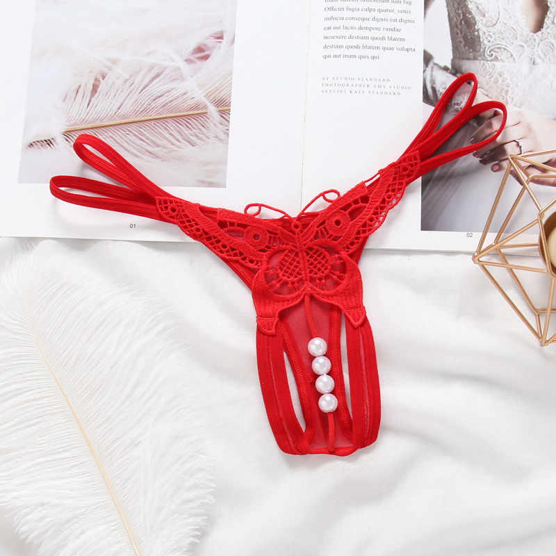 Embroidered Open-Crotch Panties by My Secret Drawer® mysecretdrawer.co