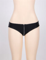 Leatherette Zipper Knicker by My Secret Drawer® mysecretdrawer.co 36