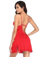 Lace and Satin Trimmed Sleep Chemise by My Secret Drawer® mysecretdrawer.co 42