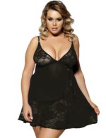 Floral Soft Lace Apron Chemise With Thong by My Secret Drawer® mysecretdrawer.co 66