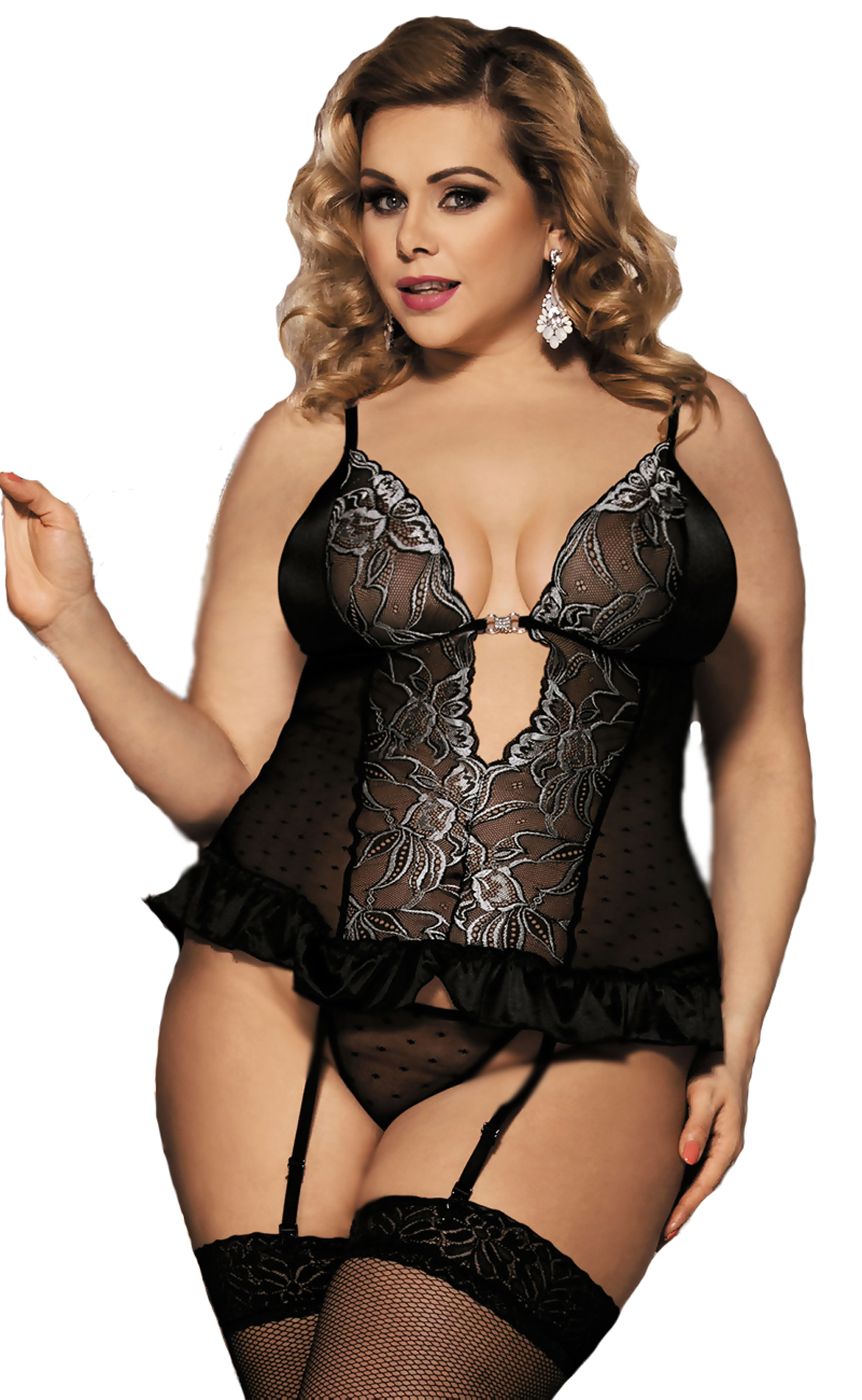 Flirting With Midnight Camisole Set by My Secret Drawer® mysecretdrawer.co