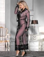 Hollywood Chiffon and Lace Robe by My Secret Drawer® mysecretdrawer.co 31