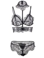 Seductive Strappy Choker Lace Bra Set by My Secret Drawer® mysecretdrawer.co 31