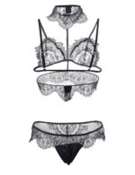 Seductive Strappy Choker Lace Bra Set by My Secret Drawer® mysecretdrawer.co 32