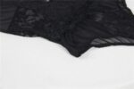 Eyelash Lace Open Chest Long Sleeved Teddy by My Secret Drawer® mysecretdrawer.co 69