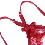 Scalloped Lace Cross-Back Chemise by My Secret Drawer® mysecretdrawer.co 45