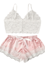 Sweet Innocence Lace and Satin Slumberwear Tops with Sexy Lacy Shorts by My Secret Drawer® mysecretdrawer.co 54