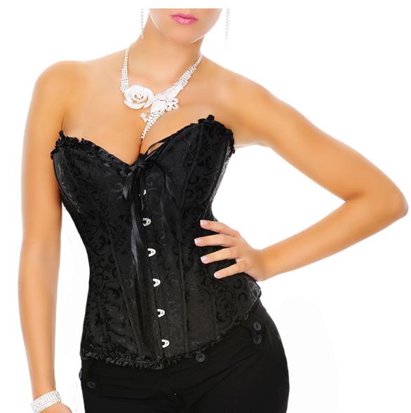 “Come Hither” Satin Brocade Sexy Corset by My Secret Drawer® mysecretdrawer.co 3