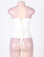 “Come Hither” Satin Brocade Sexy Corset by My Secret Drawer® mysecretdrawer.co 86