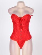 “Come Hither” Satin Brocade Sexy Corset by My Secret Drawer® mysecretdrawer.co 87