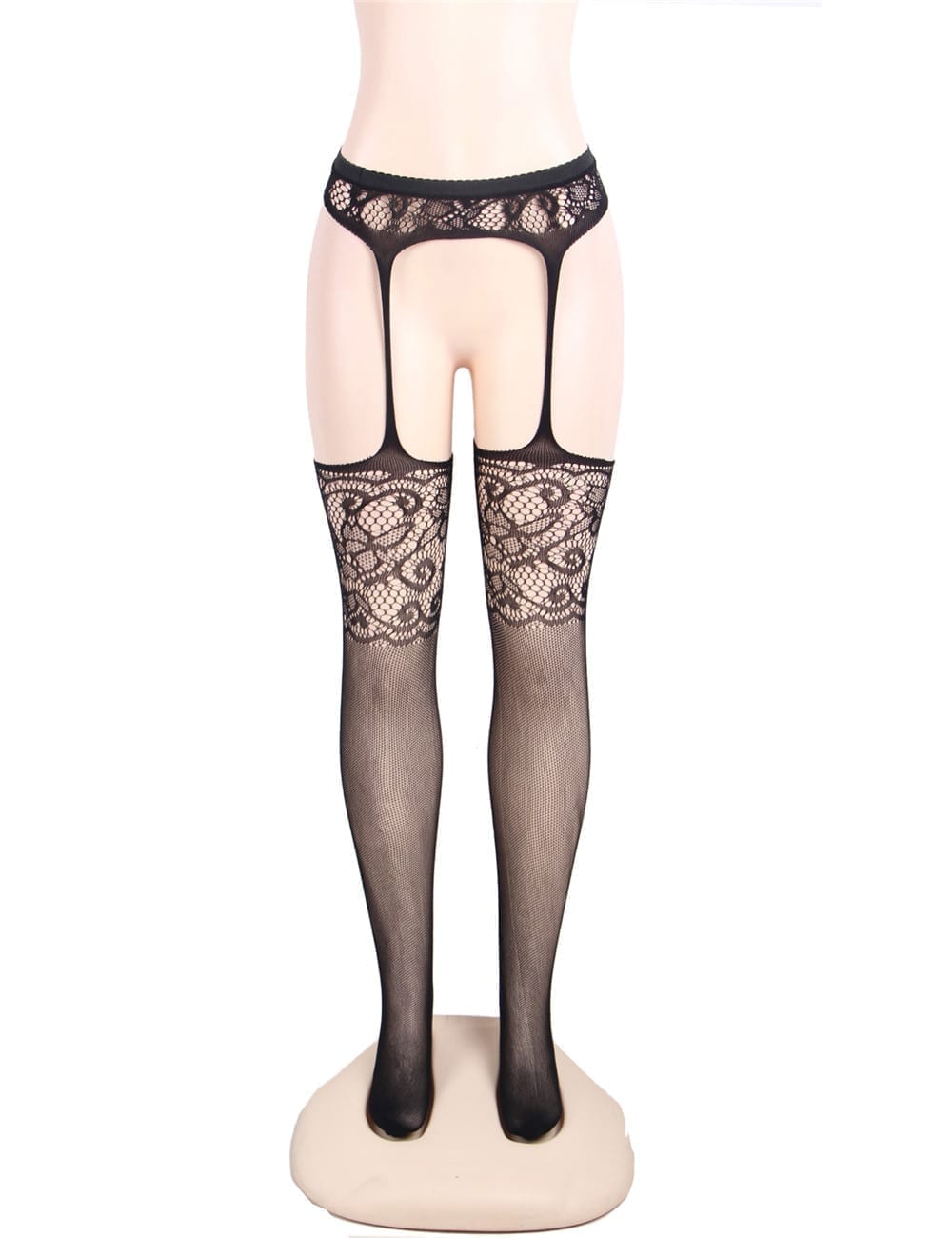 One Piece Lace Suspender and Stockings by My Secret Drawer® mysecretdrawer.co 3