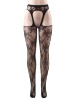 Floral Fishnet Pantyhose Tights