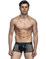 Men’s Sheer Brief with Leather-look Pouch – 2 pack by My Secret Drawer® mysecretdrawer.co 30