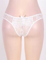 Ruffled Floral Lace Open Crotch Panty by My Secret Drawer® mysecretdrawer.co 49