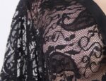 Black Half Long Sleeve Lace Women’s Lingerie by My Secret Drawer® mysecretdrawer.co 37