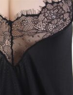 Scalloped Lace Décolletage Sexy Bodysuit Teddy