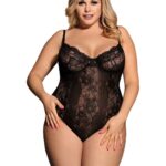 Hollywood Glamour Sheer Lace Teddy