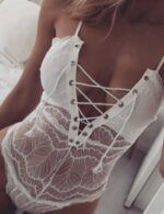Sensual Full Lace Teddy With Tie Front by My Secret Drawer® mysecretdrawer.co 73