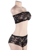 Sensual High Waist Full Lace Bra and Panty Lingerie Set