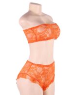 Sensual High Waist Full Lace Bra and Panty Lingerie Set by My Secret Drawer®