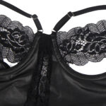 Confession Lace and Leatherette Underwire Teddy by My Secret Drawer® mysecretdrawer.co 39